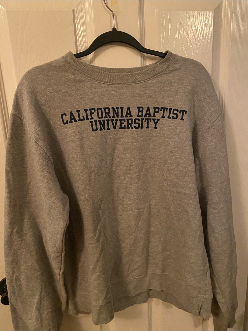 California Baptist University Gray Crewneck Sweatshirt